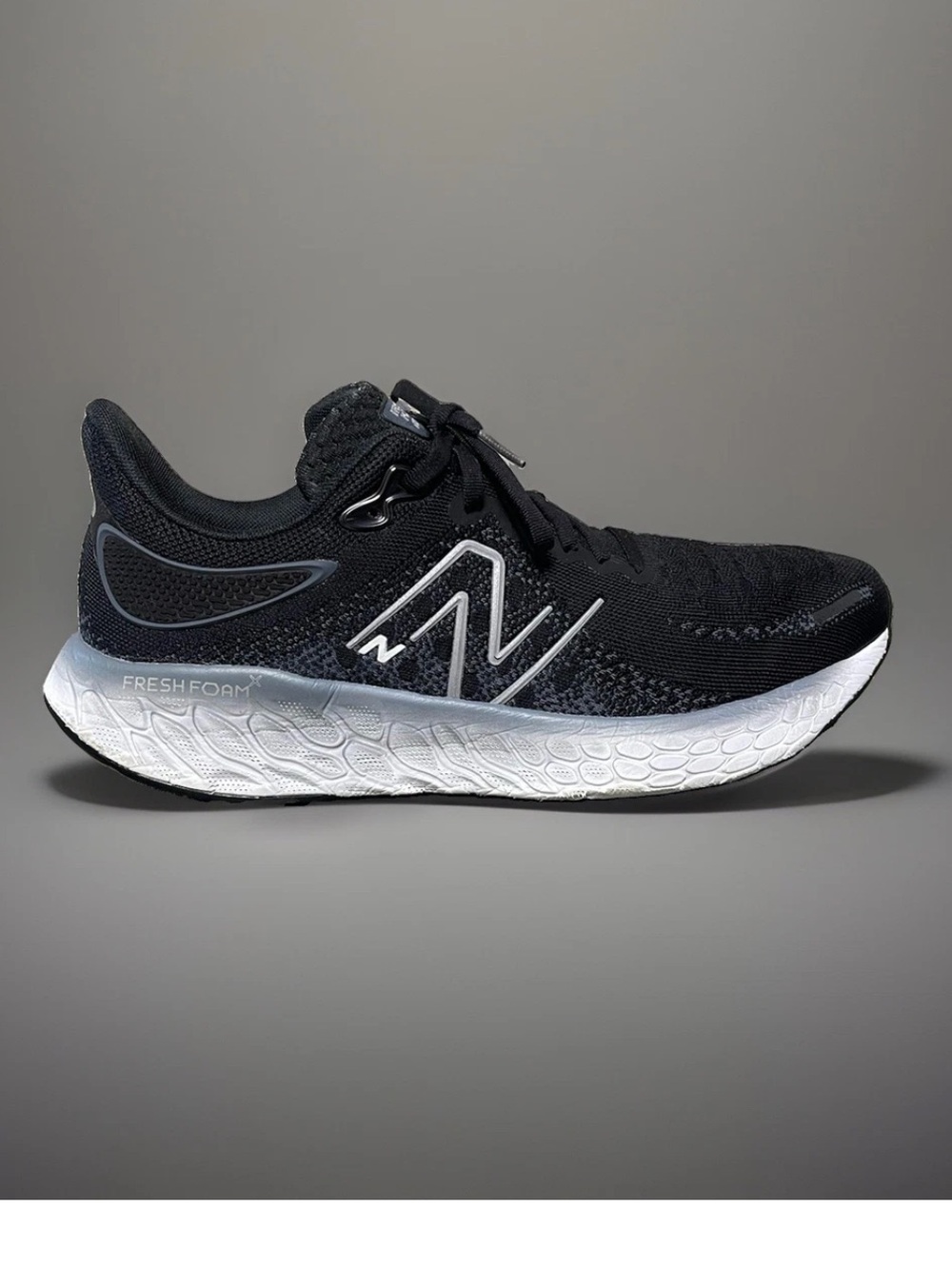New Balance Fresh Foam X 1080v12 Black/White Men's Running Shoes Size 11.5D